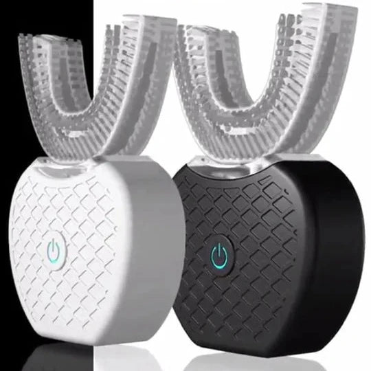 Ultrasonic Electric Toothbrush, U-Shaped Blue Light Cleaner