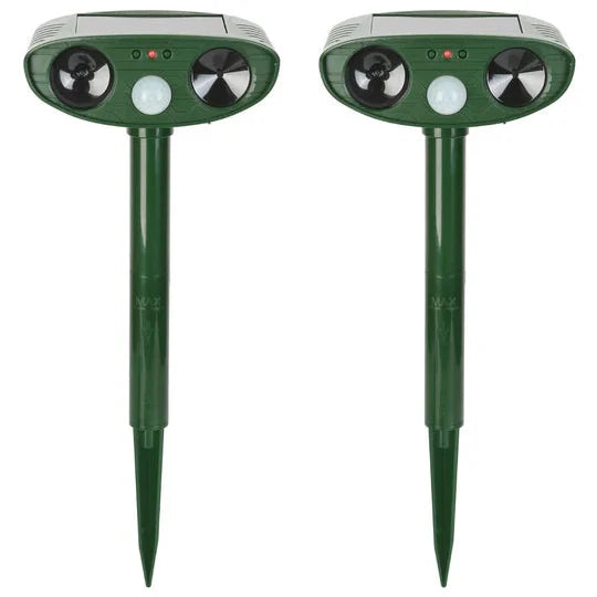 Ultrasonic Chipmunk Repeller Solar Powered Outdoor Pest Deterrent