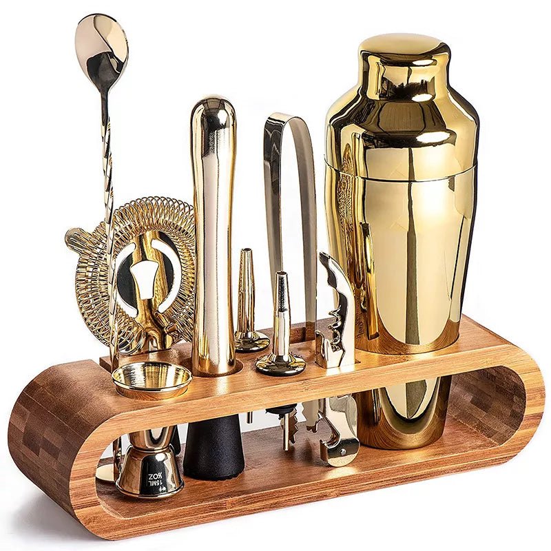 10 piece cocktail set for elegant home bartending
