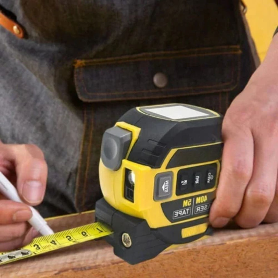 3-In-1 Infrared Laser Measuring Tape with Digital Display