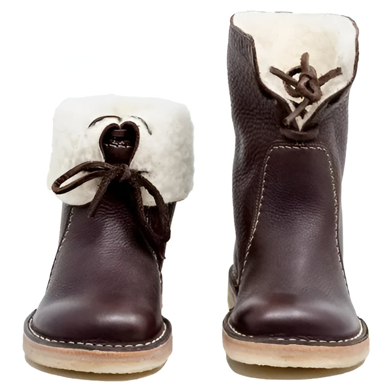 Wool Lined Waterproof Leather Boots