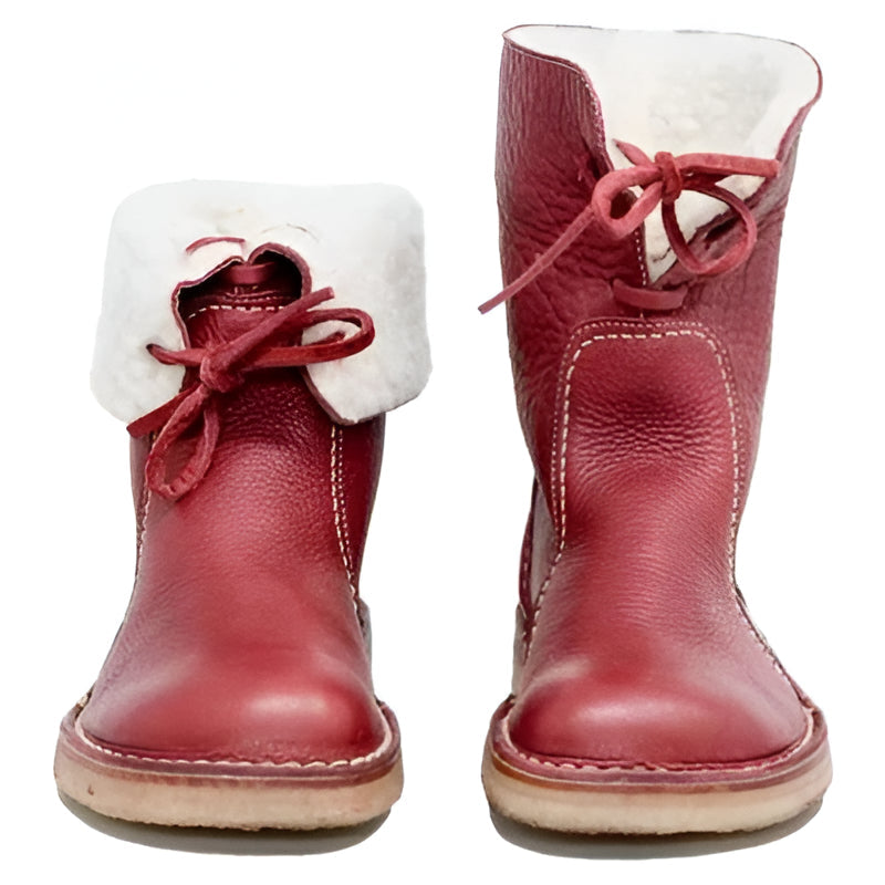 Wool Lined Waterproof Leather Boots