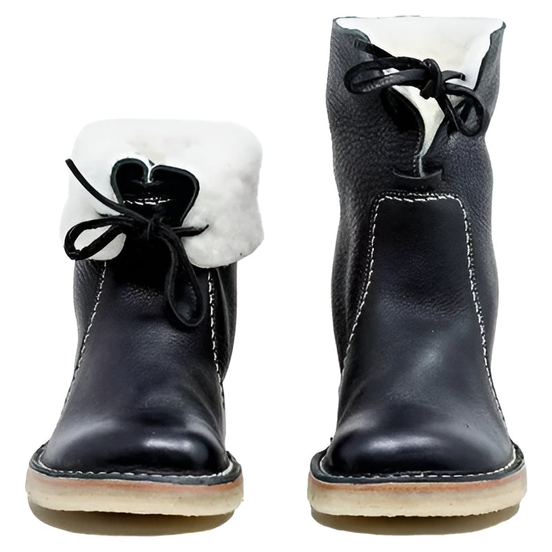 Wool Lined Waterproof Leather Boots