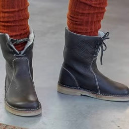 Wool Lined Waterproof Leather Boots