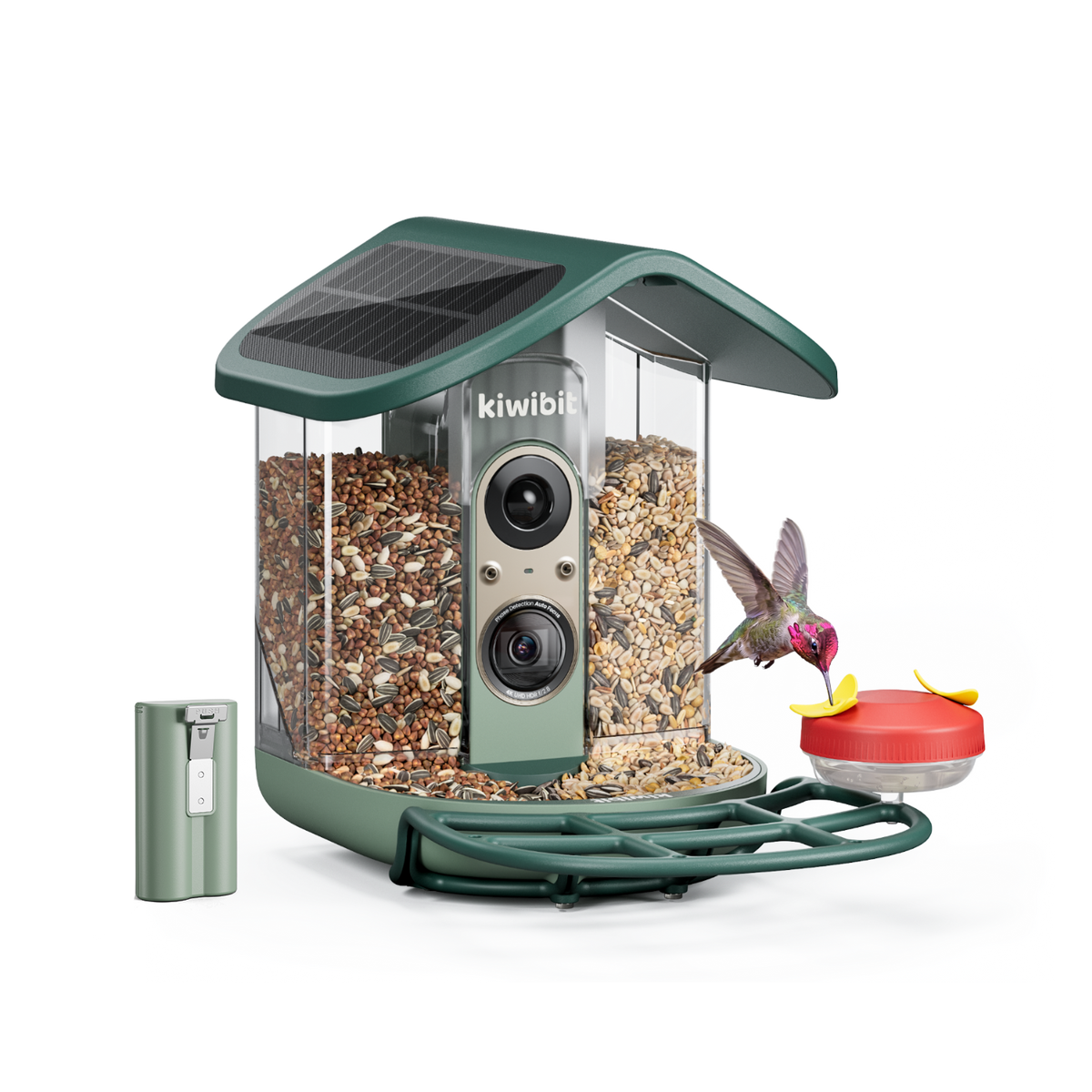 Bird Feeder 2 Pro (Lifetime AI Included) with Replacement Battery Pack