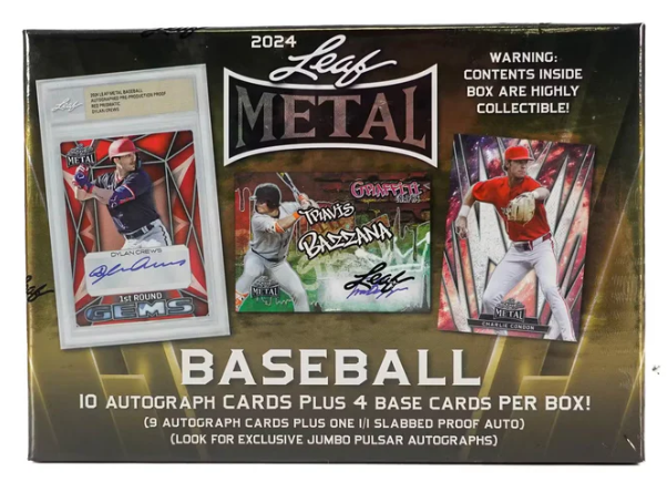 2024 Leaf Metal Baseball Jumbo Hobby Box