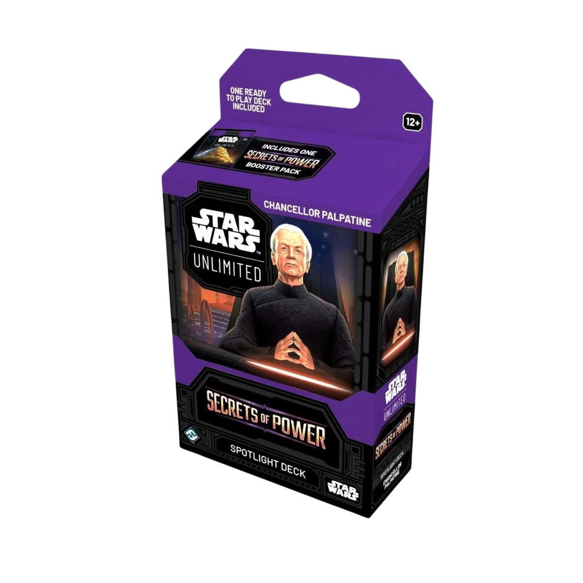 Star Wars Unlimited Secrets of Power Spotlight Deck Chancellor Palpatine Trading Card Game