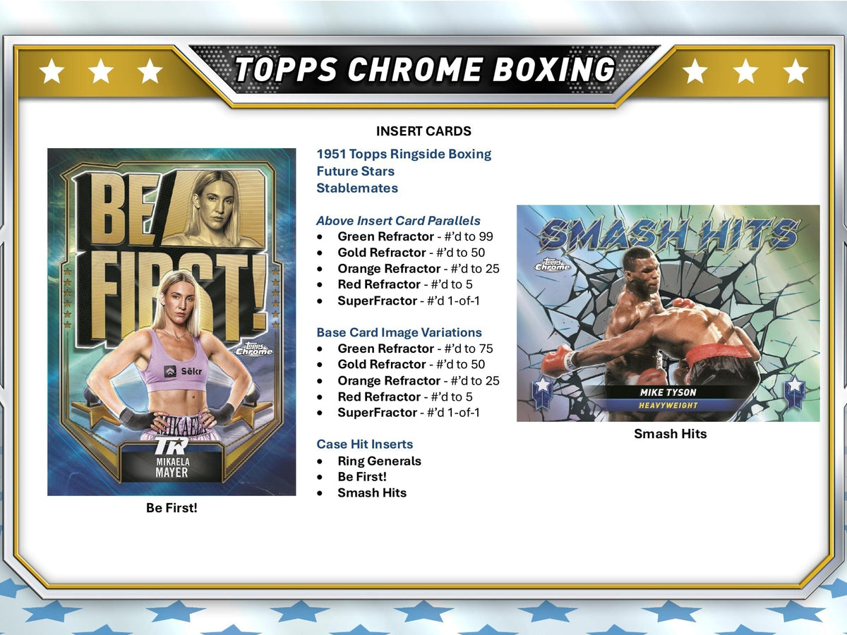 2024 Topps Chrome Boxing Hobby Box