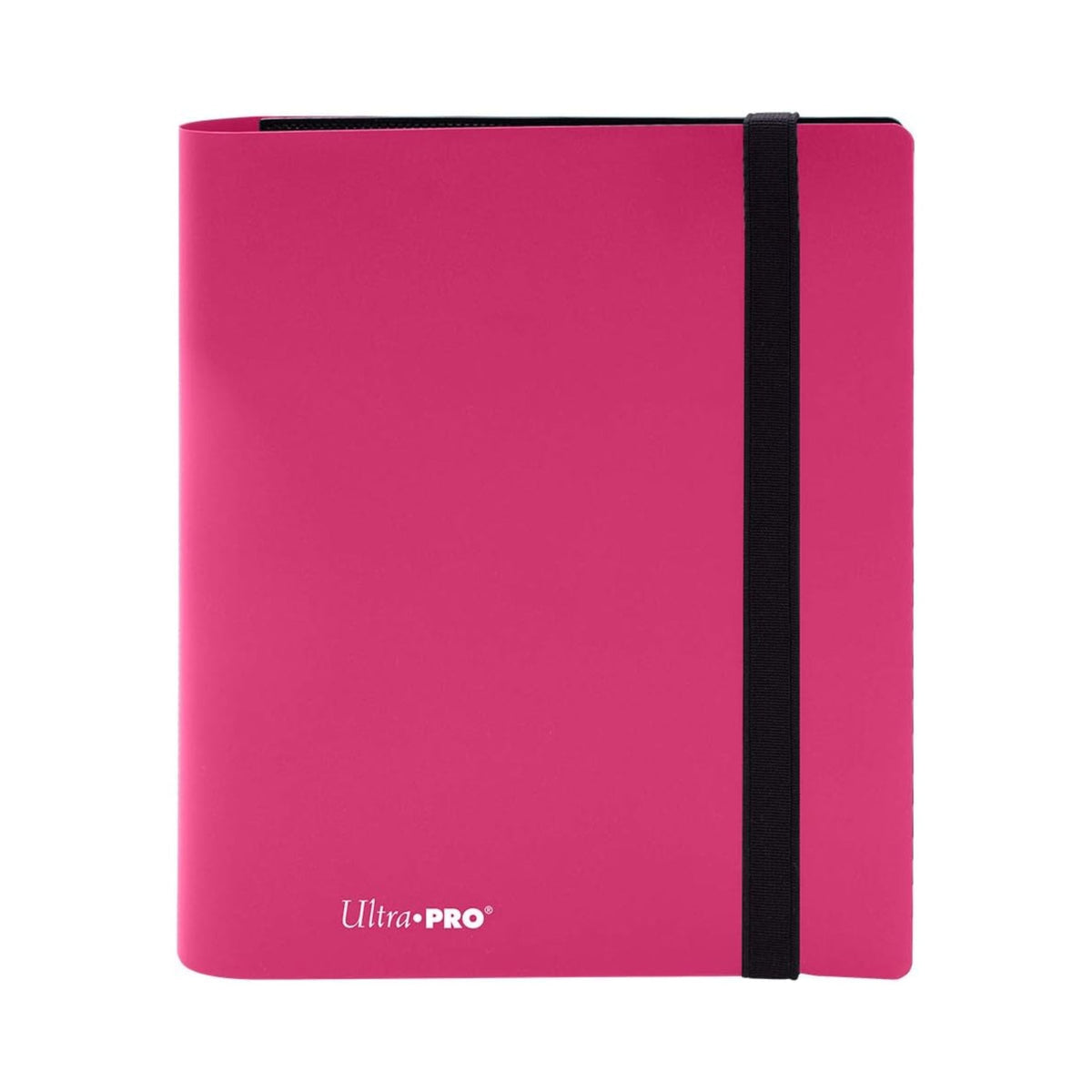 Ultra Pro PRO Binder 4-Pocket – Hot Pink | Premium Card Collection Binder with Side-Loading Pockets & Elastic Closure | Holds 160 Cards in Sleeves | Archival-Safe, Acid-Free Materials
