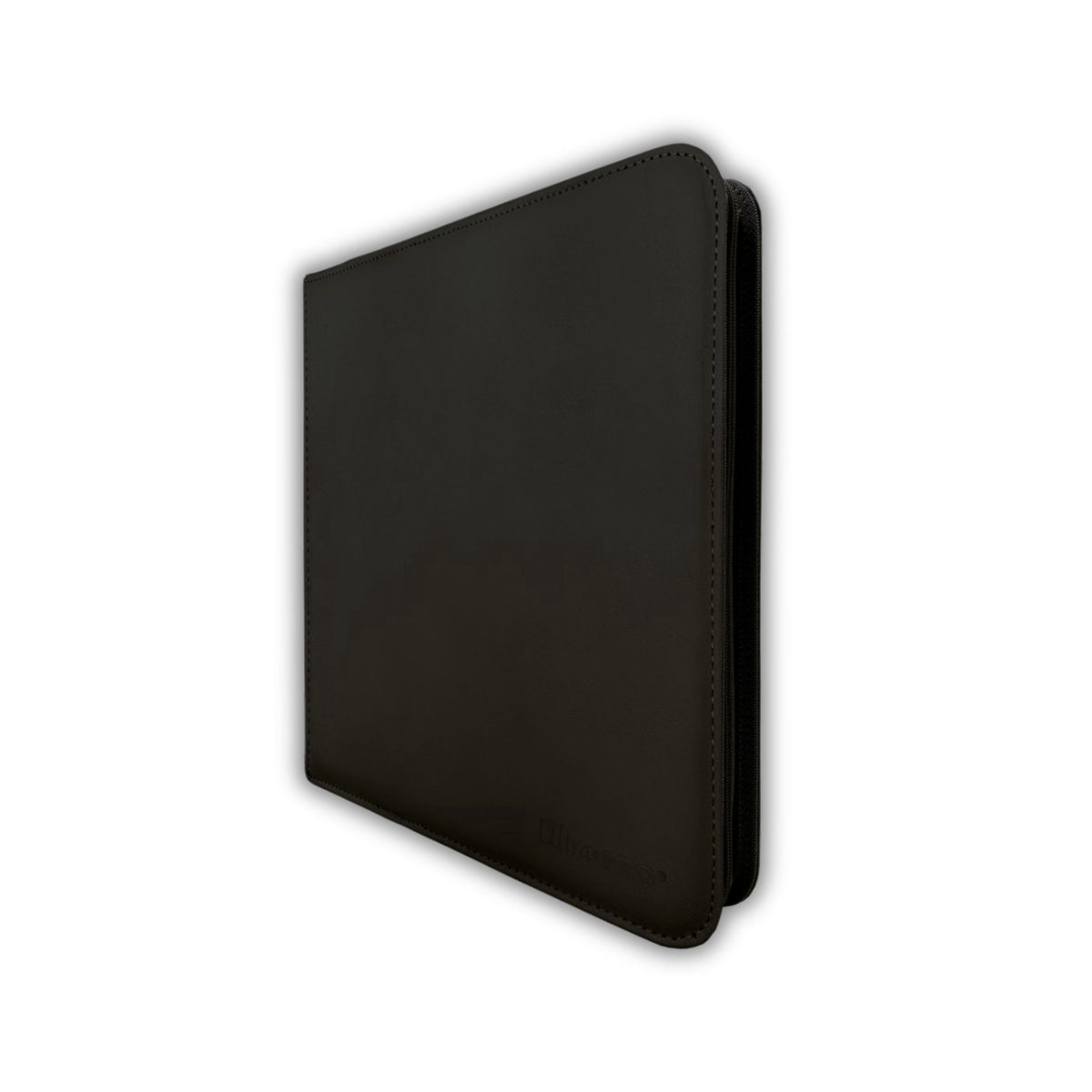 Ultra PRO 12-Pocket Zippered PRO-Binder – Black | Trading Card Album with 480-Card Capacity, Side-Loading Pockets, and Padded Leatherette Cover