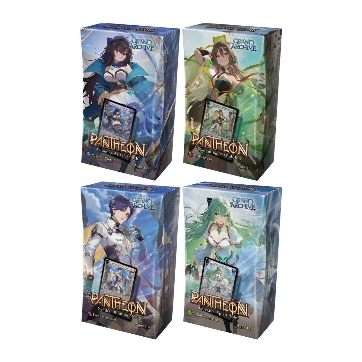 Grand Archive TCG Radiant Origin Pantheon Deck Set – Premium Trading Cards for Strategy, Collectors & Competitive Battles
