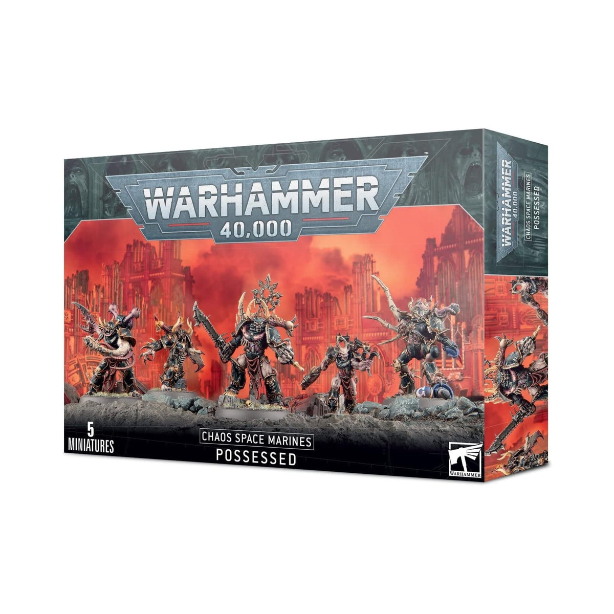 Warhammer 40,000 Chaos Space Marines Possessed - 5 Miniatures