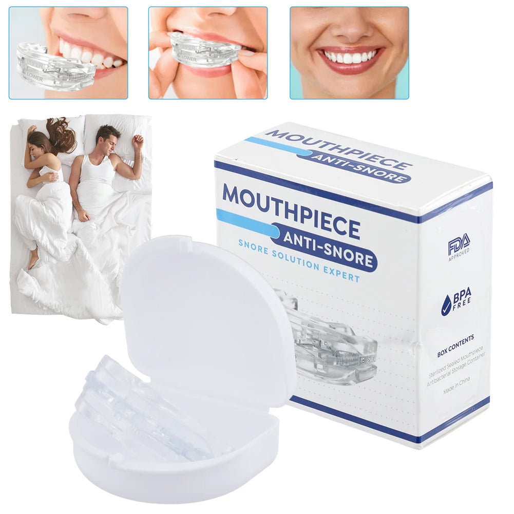 Reusable Anti Snore Mouthpiece with Storage Box
