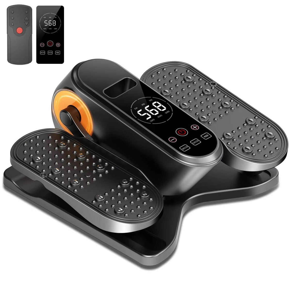 Under Desk Elliptical Machine, Electric Elliptical Leg Exerciser for Seniors