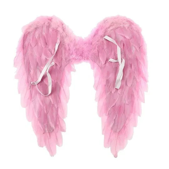 Realistic Feathered Angel Wings Costume for Events and Cosplay