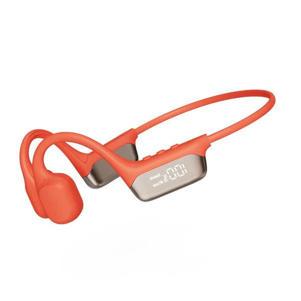 Water-Resistant Bone Conduction Headphones with 32GB Storage and AI Noise Filtering