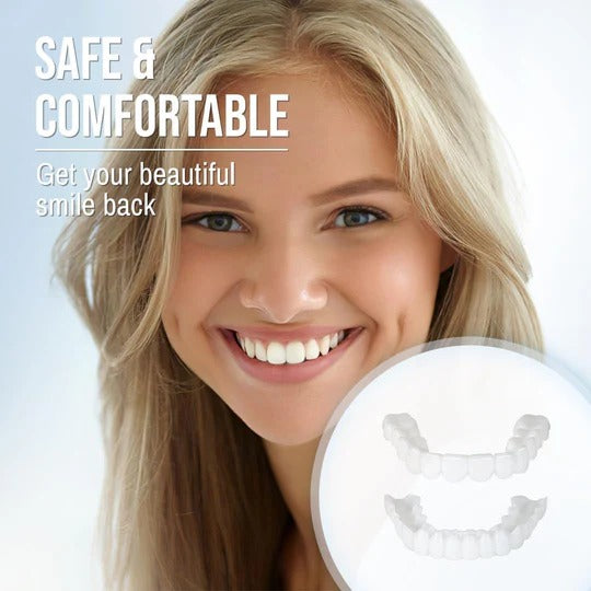 Removable Upper and Lower Cosmetic Smile Cover System