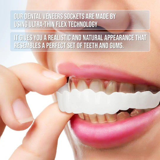 Removable Upper and Lower Cosmetic Smile Cover System