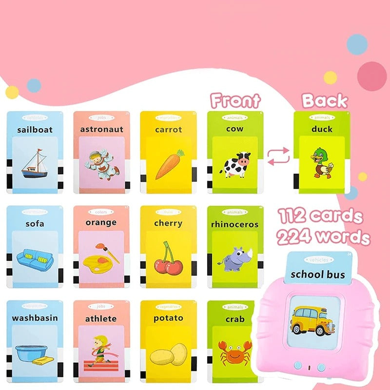 Talking Flash Cards for Educational Learning and Skill Building