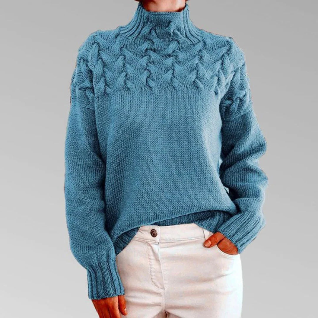 Women's Knitted Turtleneck Sweater