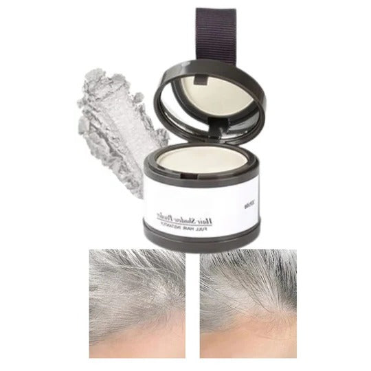 Water-Resistant Hairline Concealer Powder with Built-In Sponge Applicator