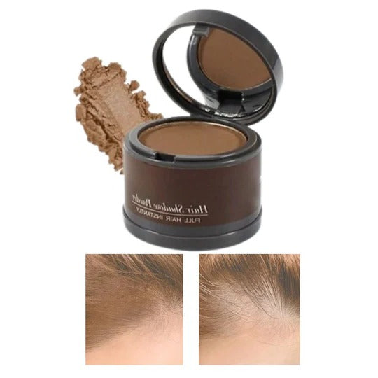 Water-Resistant Hairline Concealer Powder with Built-In Sponge Applicator