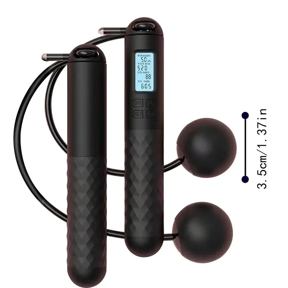 Weighted Cordless Jump Rope with Counter