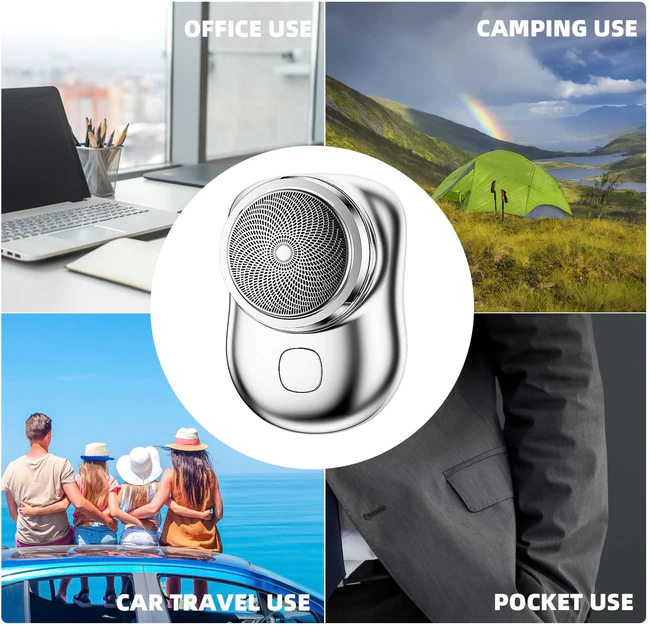 The Pocket-Sized Shaver: Mini-Shave Portable Electric Razor