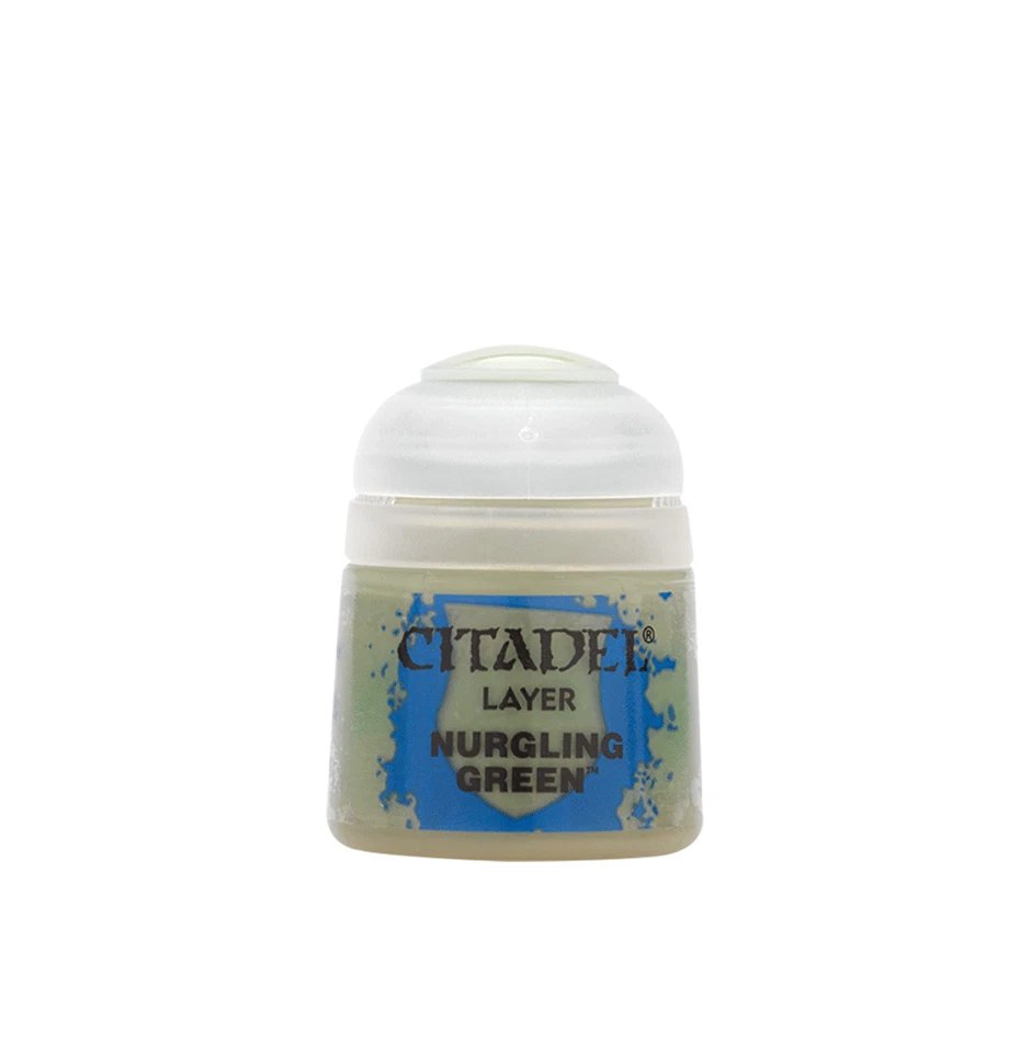 Warhammer Citadel Base Nurgling Green Paint Bottle 12ml
