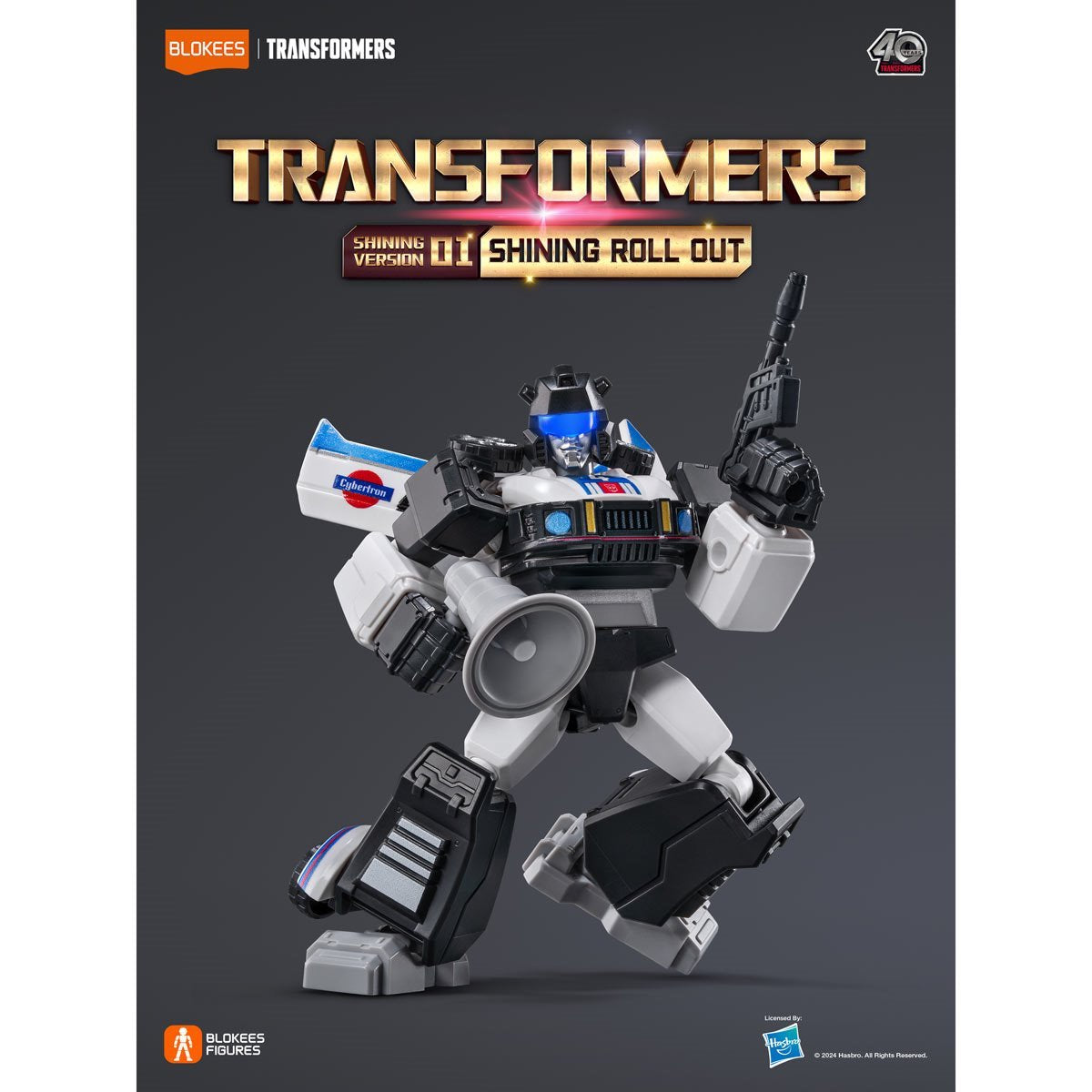 Transformers Shining Version 1 Shining Roll Out Blokees Mini Model Kit