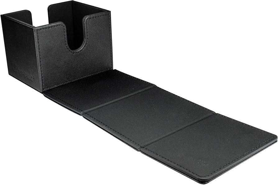 Ultra Pro Vivid Alcove Edge Deck Box Black – Card Storage for Pokemon TCG, MTG, Collectible Card Games
