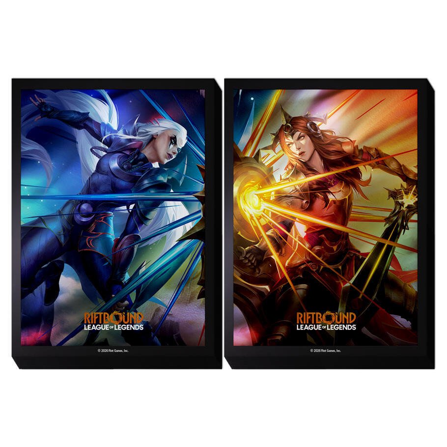 Riftbound League of Legends Diana vs. Leona Card Sleeves Official TCG Deck Protection