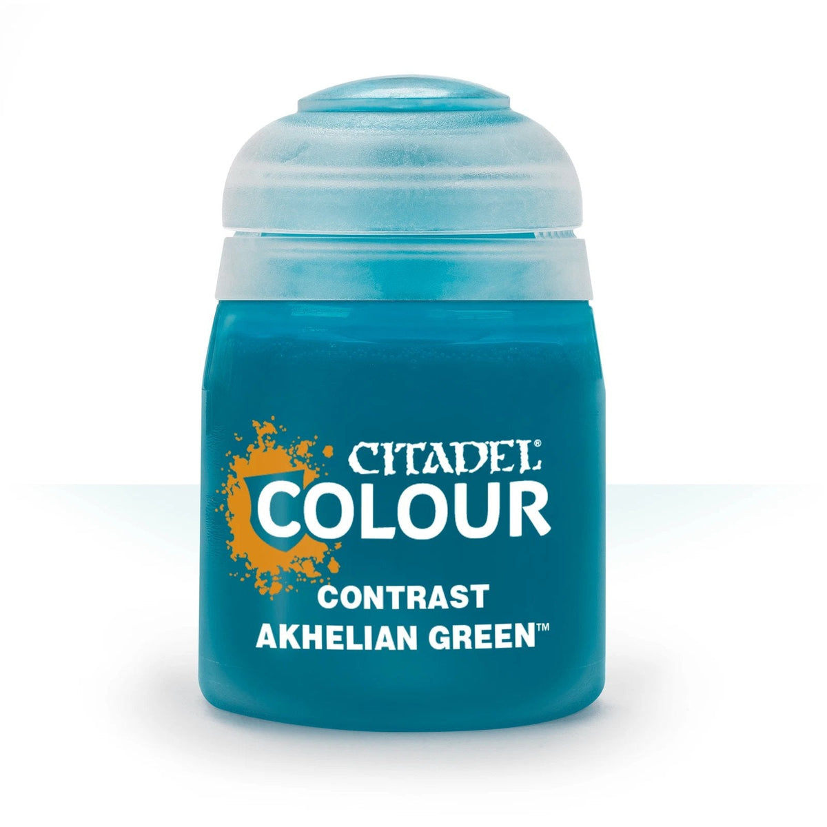 Warhammer Citadel Contrast: Akhelian Green Paint Bottle 18ml