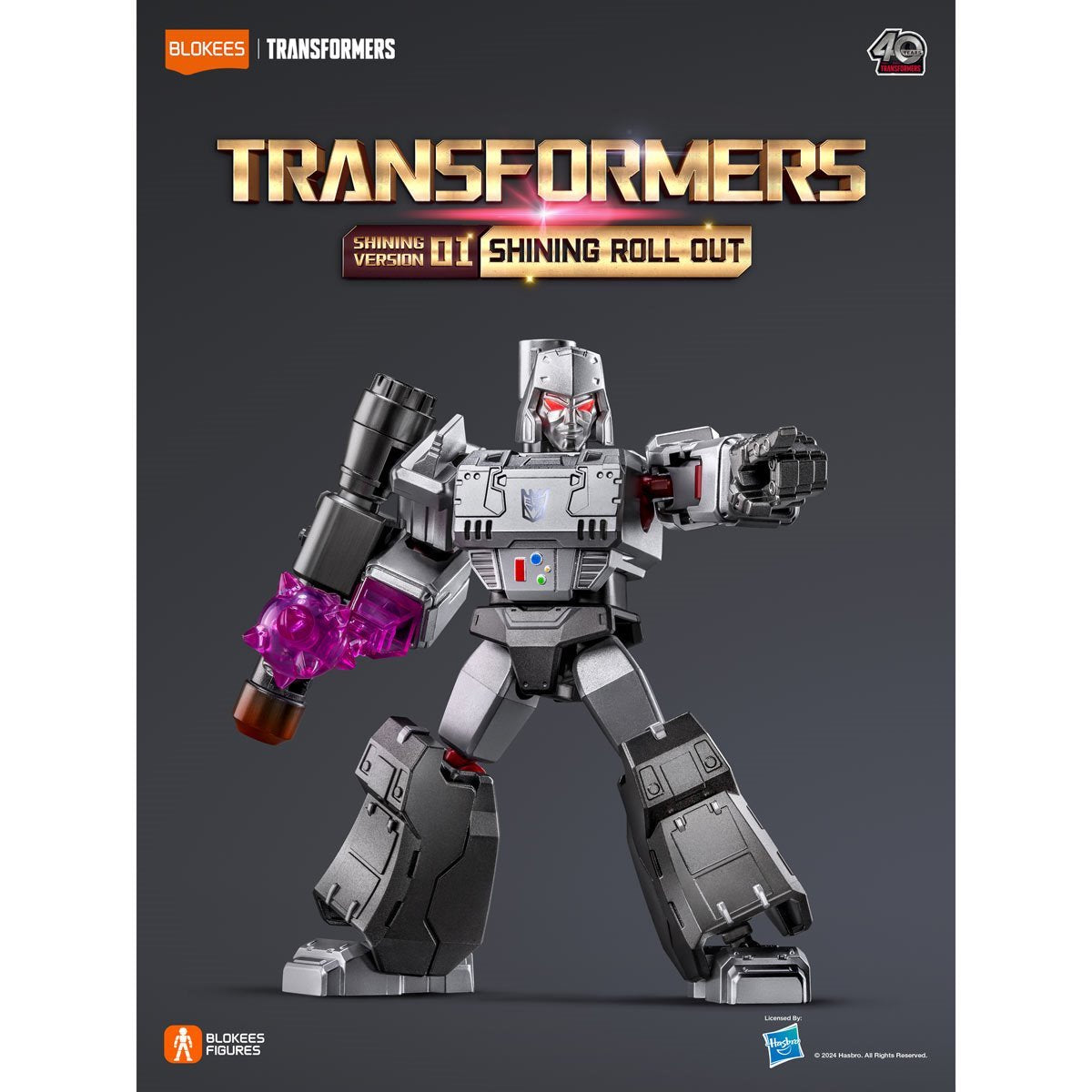 Transformers Shining Version 1 Shining Roll Out Blokees Mini Model Kit