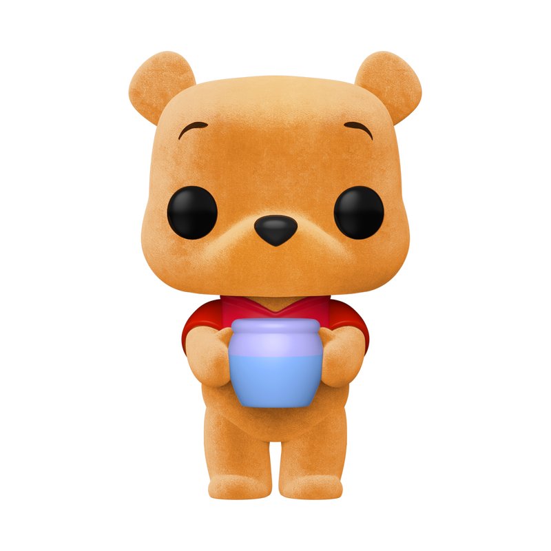 Winnie the Pooh Holding Honeypot Funko Pop! Disney Flocked Exclusive Limited Edition 5000pcs - Approx. 3.65" Collectible Vinyl Figure #1512 with Display Box Protector Case