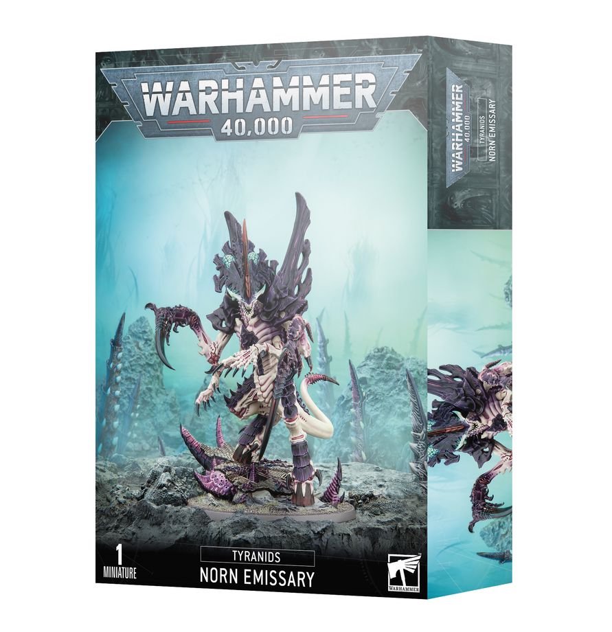 Warhammer 40,000 Tyranids Norn Emissary Miniature Model Kit – Builds Norn Emissary or Norn Assimilator – Massive Psychic Monster with Citadel 100mm Base – Games Workshop Plastic Figure