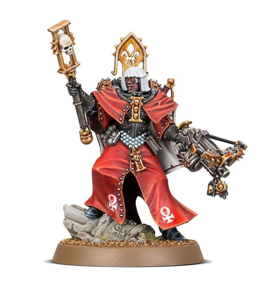 Warhammer 40K Combat Patrol Adepta Sororitas Army Set – 27 Multipart Plastic Miniatures, Sisters of Battle Warhammer 40,000 Starter & Expansion Box with Canoness and Celestian Sacresants