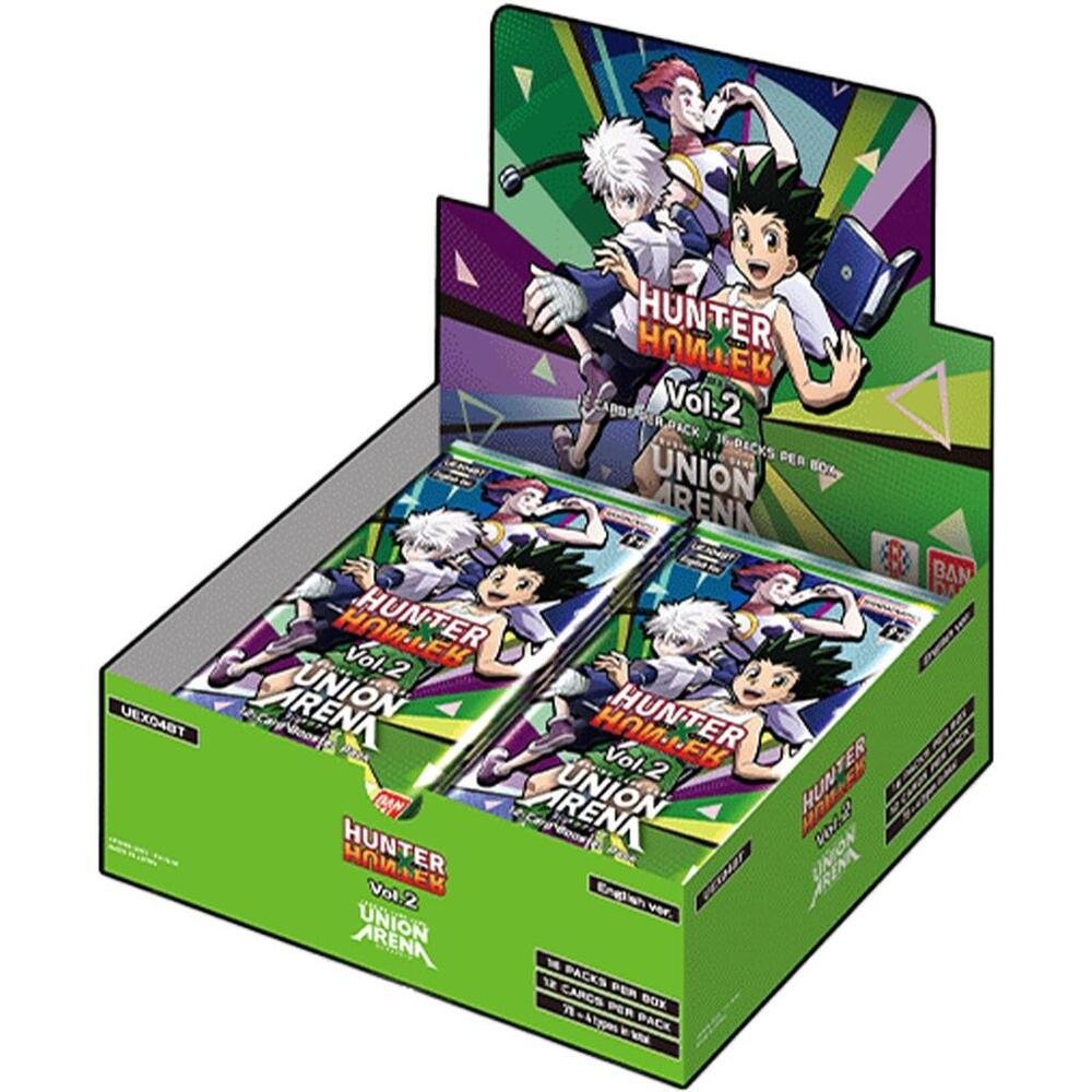Union Arena TCG Hunter X Hunter Vol.2 Booster Box – 16 Packs Collectible Card Game