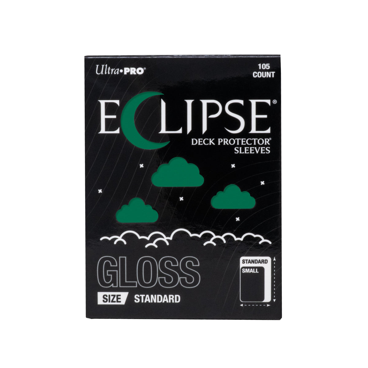 Ultra Pro ECLIPSE Gloss Forest Green 105CT Standard Deck Protector Sleeves for Trading Cards, TCG, Collectible Card Games, Durable Opaque Card Sleeves for Card Deck Protection & Storage