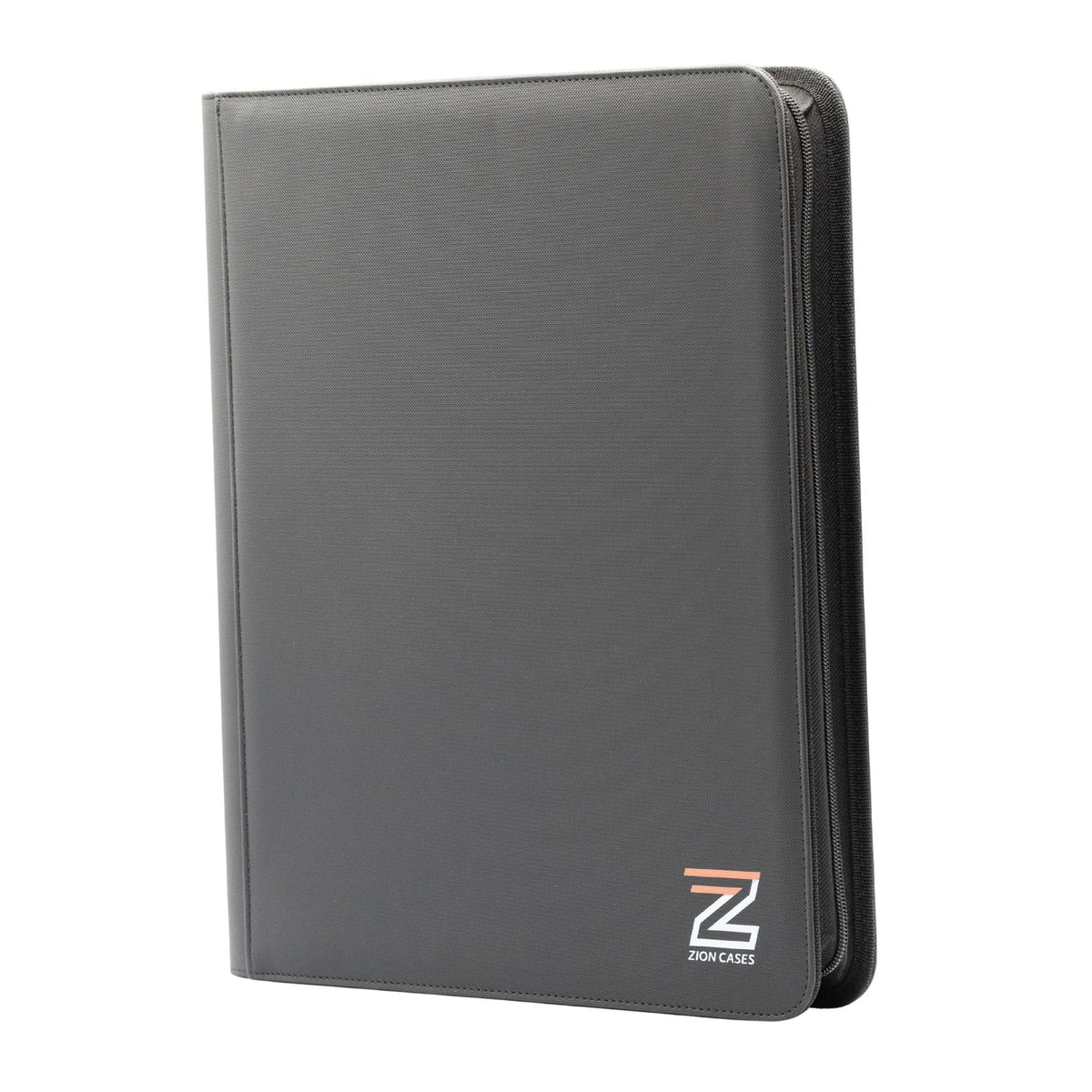 Zion Cases TopLoader 4 Pocket Binder Gray Trading Card Storage Album