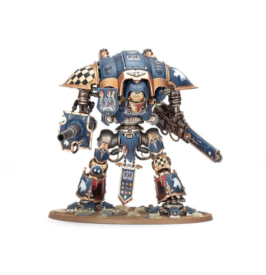 Warhammer 40K Imperial Knights Knight Questoris Model Kit – Multipart Plastic War Machine Figure with 6 Build Configurations for Warhammer 40,000 Armies