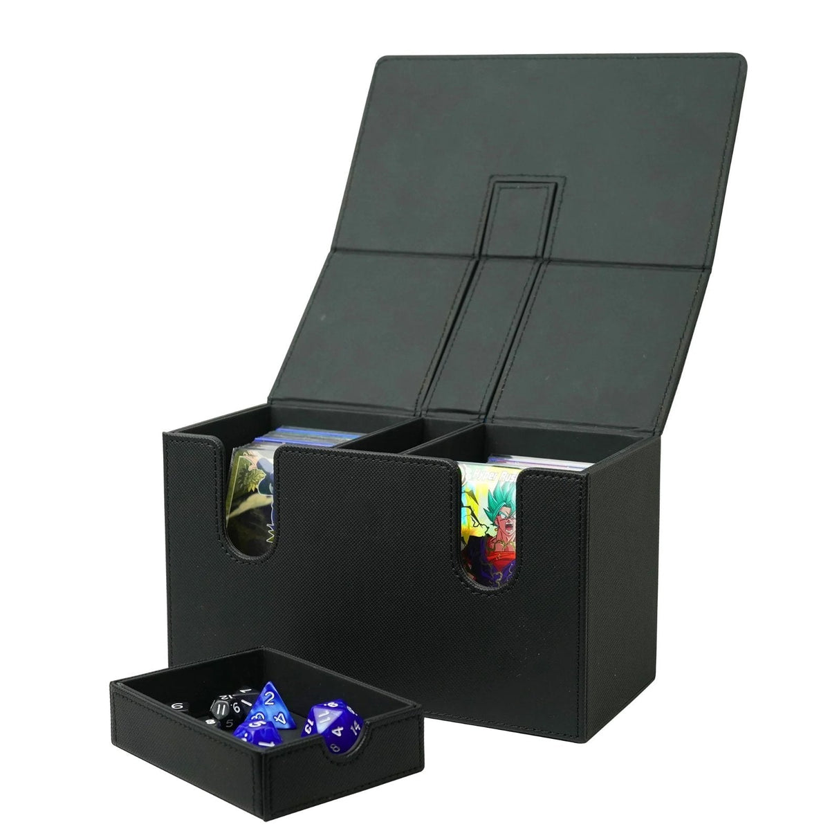 TopDeck 200+ Card Dual Deck Box Trading Card Storage Case for TCG, CCG, and Sports Cards