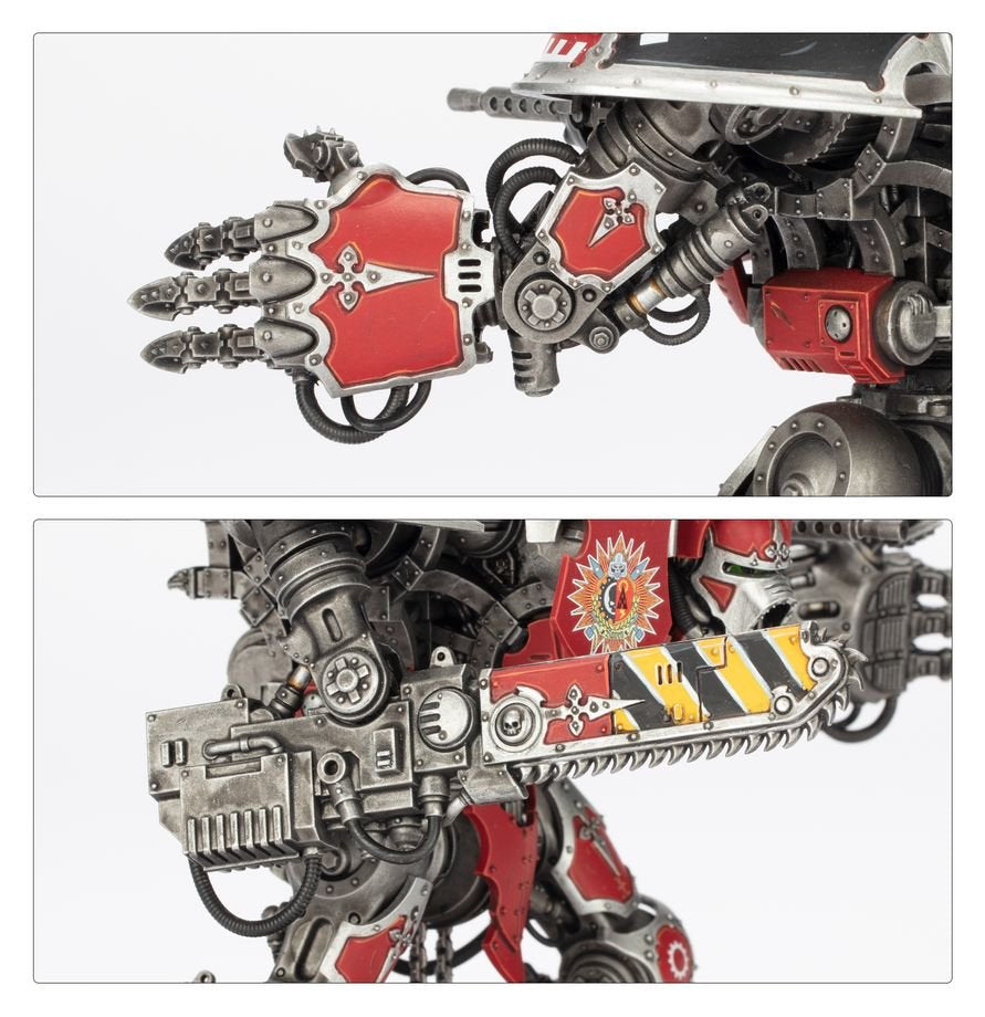 Warhammer 40K Imperial Knights Knight Questoris Model Kit – Multipart Plastic War Machine Figure with 6 Build Configurations for Warhammer 40,000 Armies