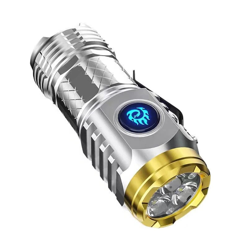 Three-Eyed Monster Mini Flash Power Flashlight