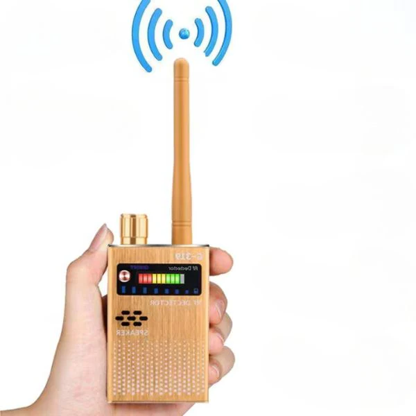 Spy Detector Device | RF Bug Detector, Hidden Camera & GPS Tracker Finder with Laser Lens - Anti-Spy Signal Protection