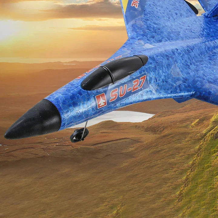 Remote Control Plane with Silicone Buoyant Nose and Reinforced ABS Frame, 8-12 Min Flight