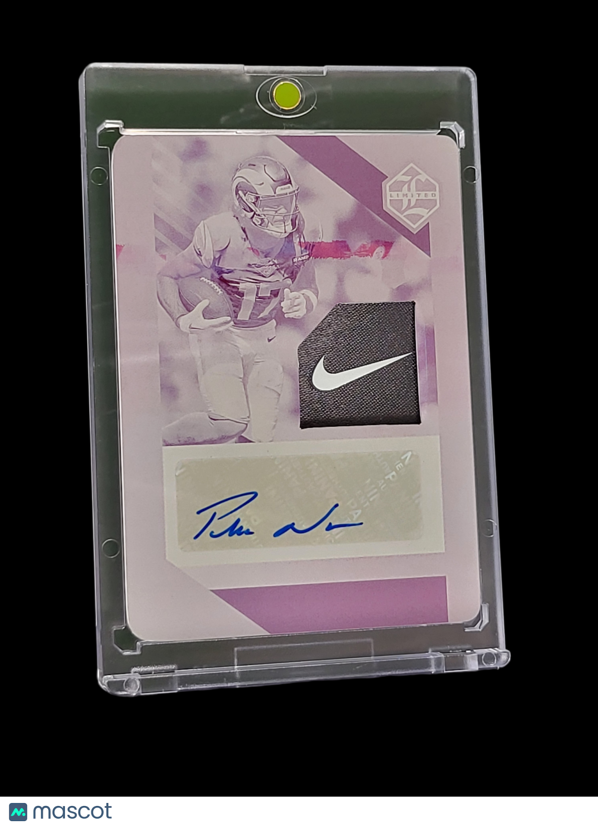2024 Panini Puka Nacua #128 Magenta Plate Printing Plate Nike Swoosh Patch 1/1