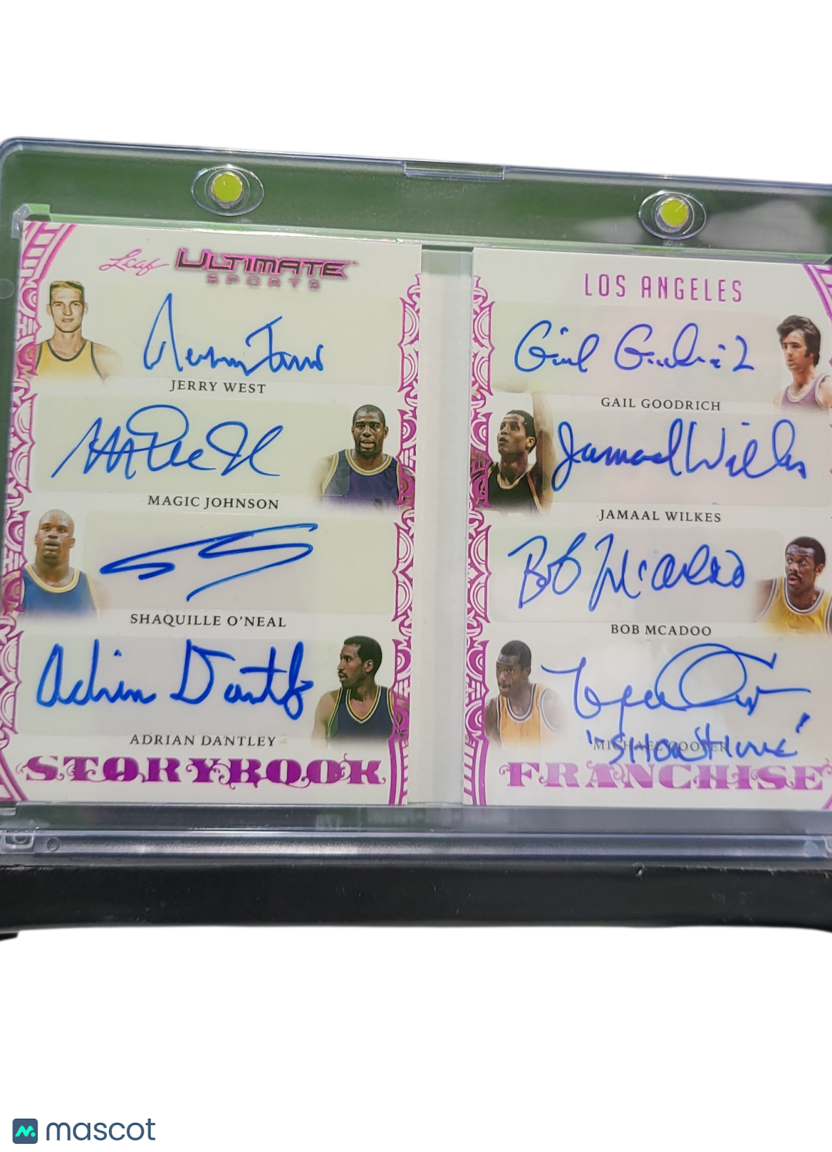 2024 Leaf Ultimate Sports Storybook Franchise Magic Jerry West Shaq O'Neal