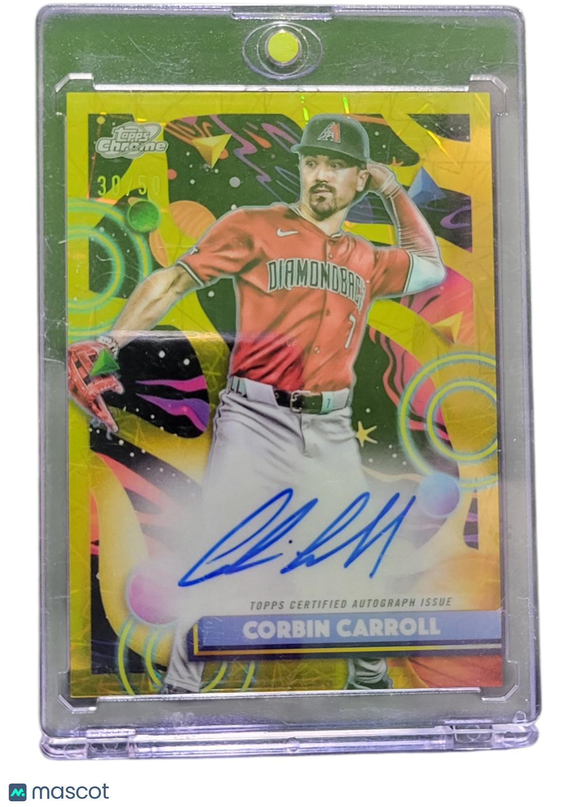 2025 Topps Cosmic Chrome Corbin Carroll #CCA-CCA Yellow RayWave