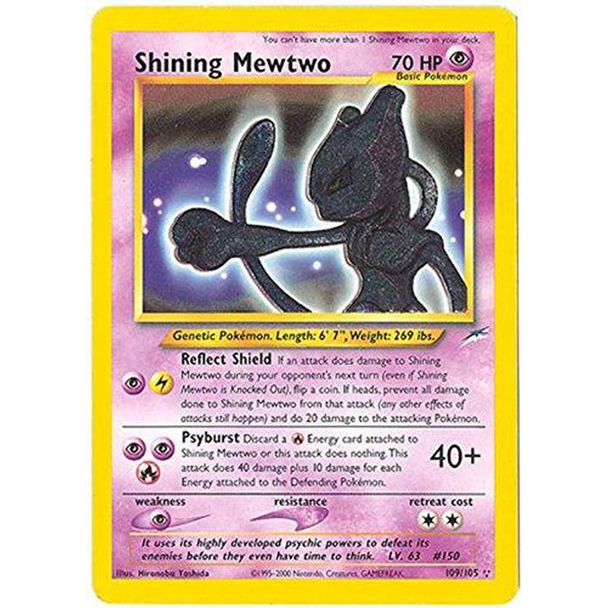 Shining Mewtwo [Neo Destiny] - Unlimited Holofoil